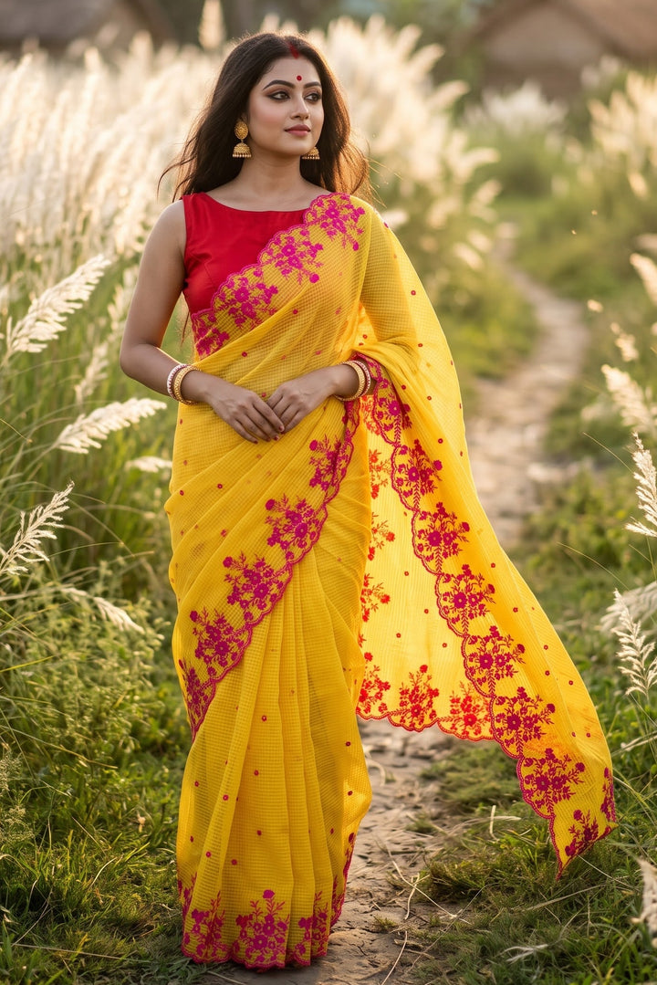 House of Elegance-  Reshom Kota Saree