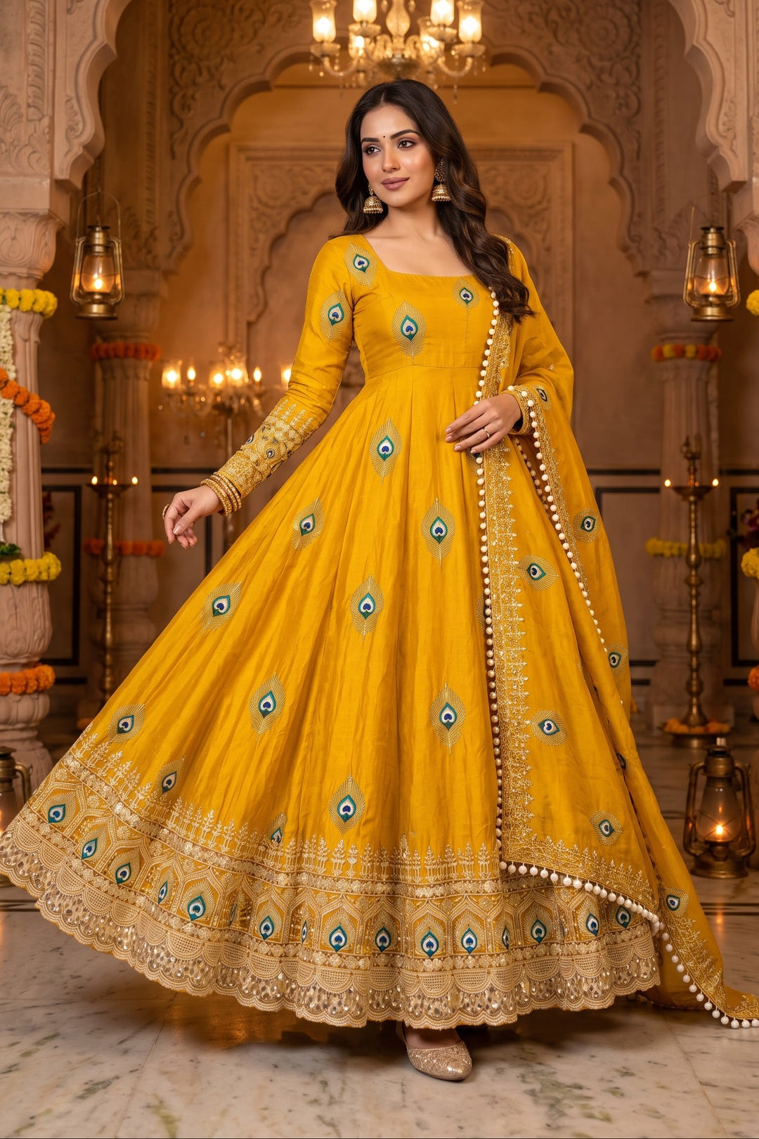 Mor Pankh Royale Gown Set