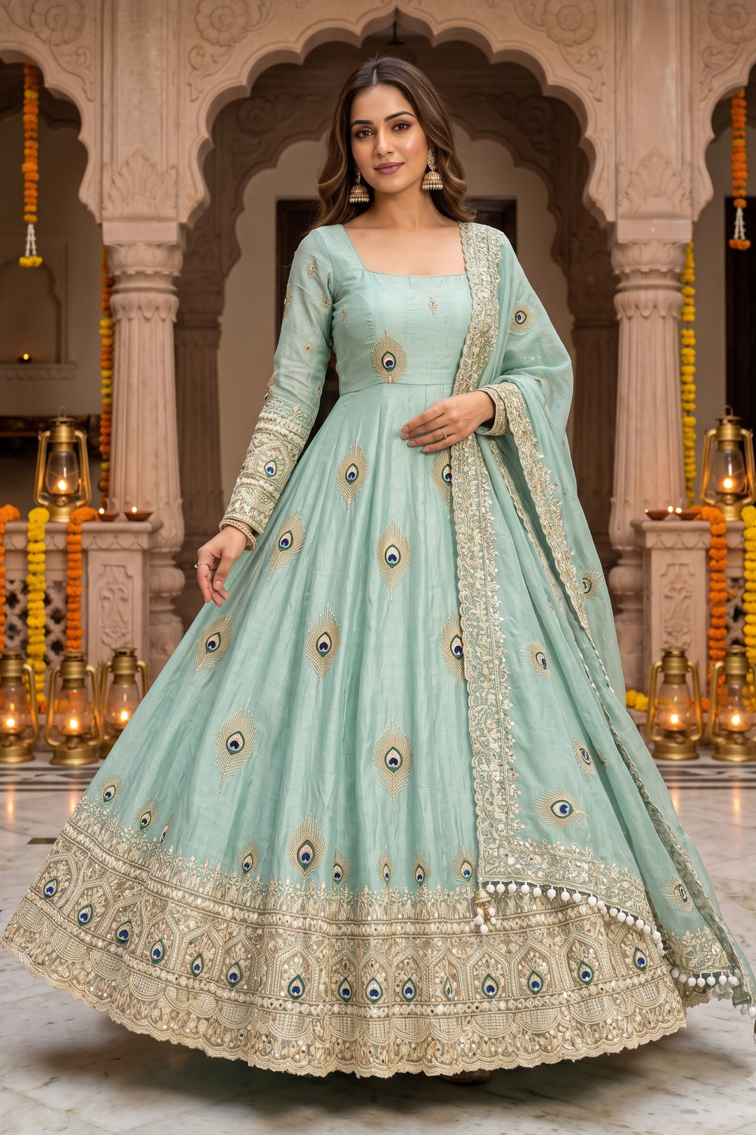 Mor Pankh Royale Gown Set