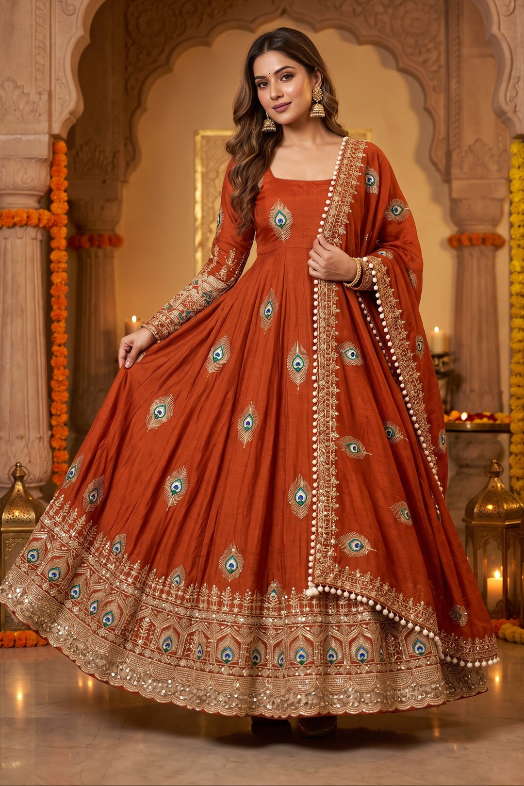 Mor Pankh Royale Gown Set