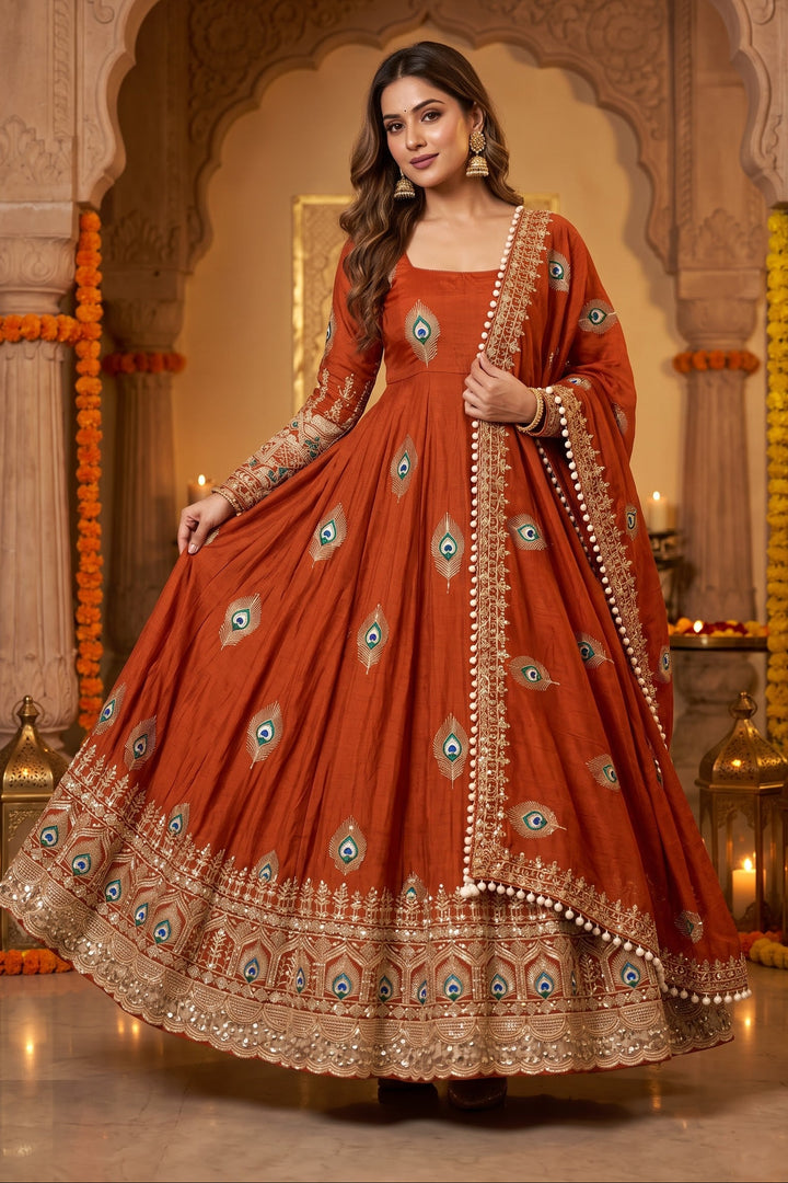 Mor Pankh Royale Gown Set