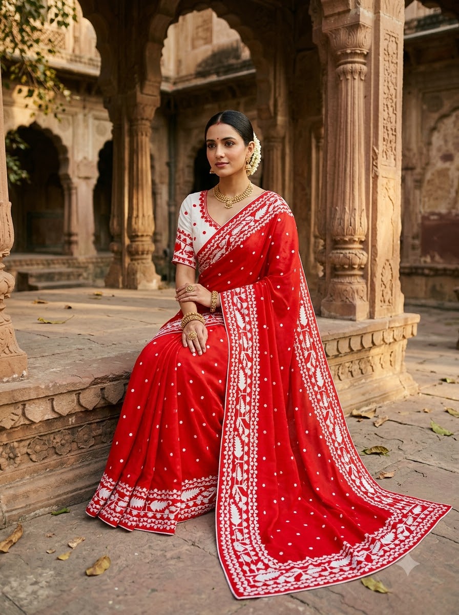 Pavitra -Wedding Collection(Saree With Blouse Combo)