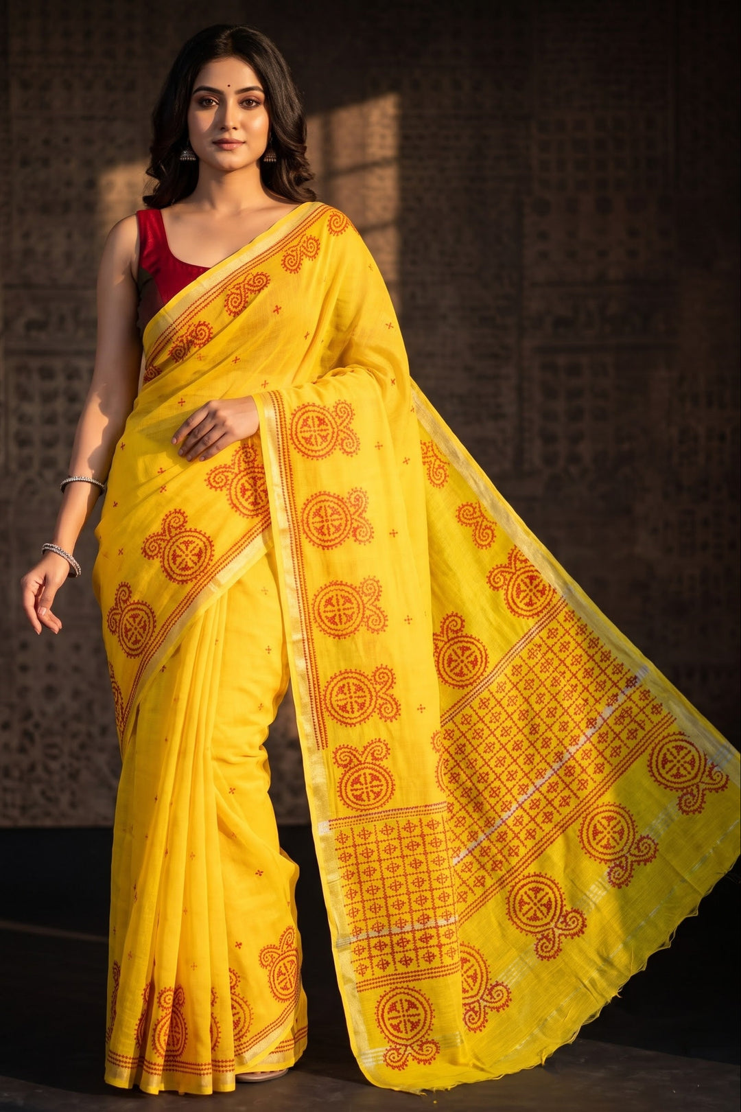 Niharika Khadi Cotton Saree