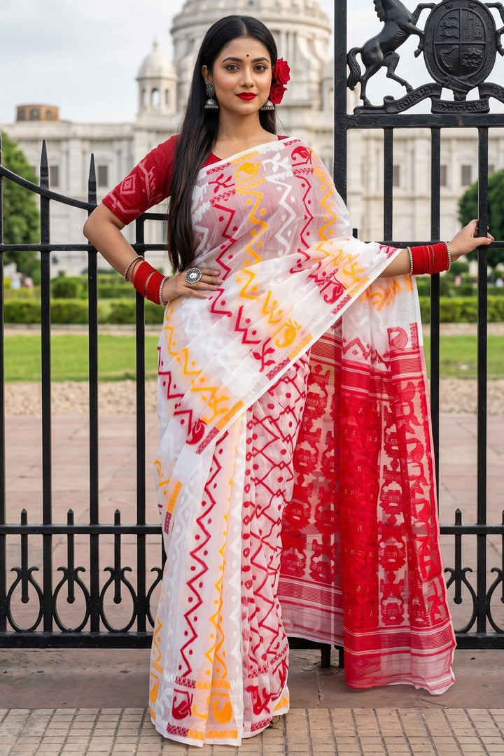 Basundhara Dhakai Jamdani Saree