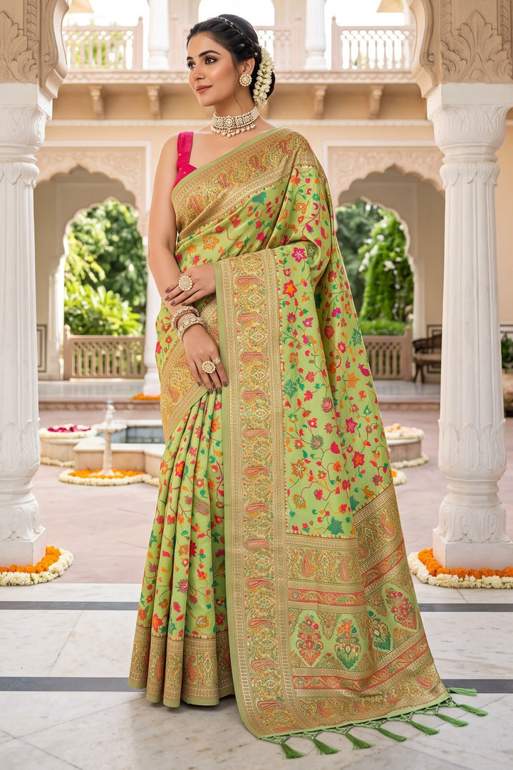 Royal Heirloom Pashmina Silk Saree