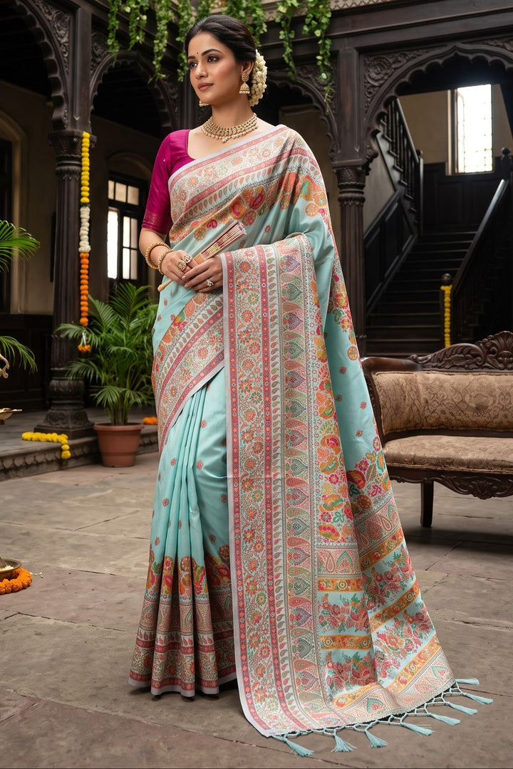 Royal Heirloom Pashmina Silk Saree
