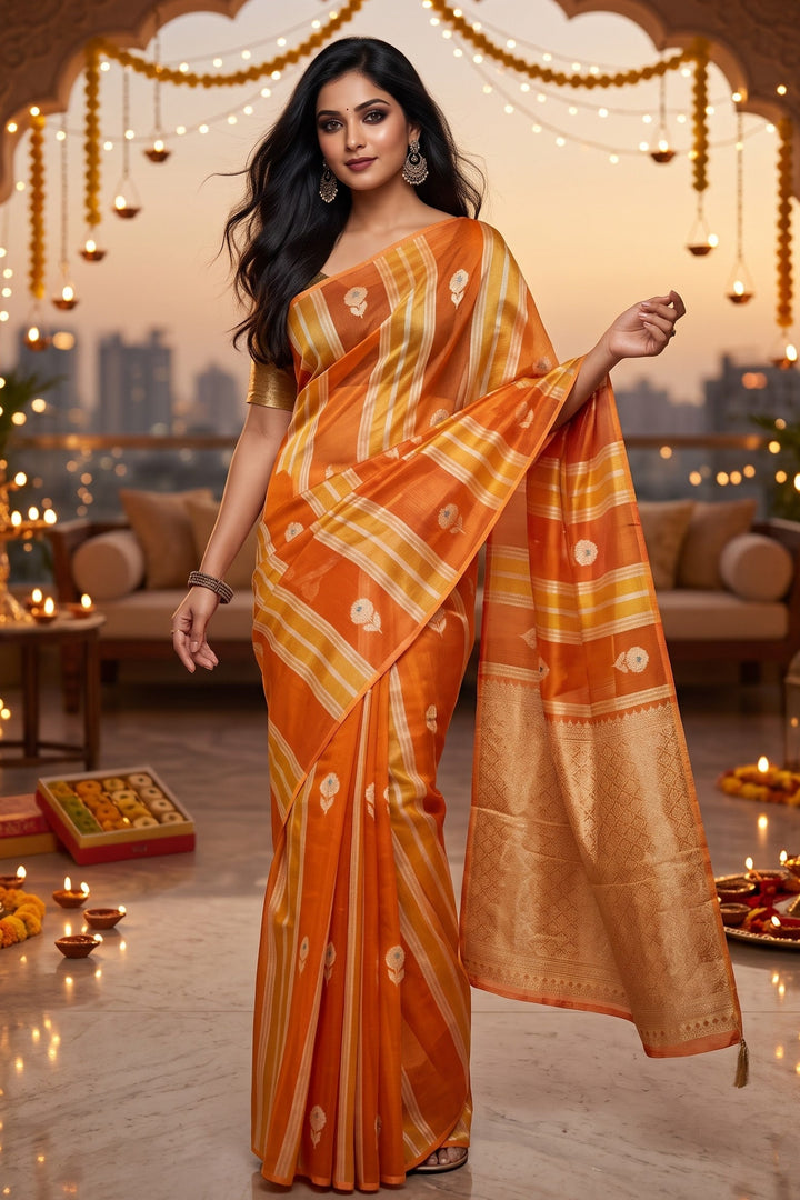 Close To You Banarasi Tissue Silk Saree