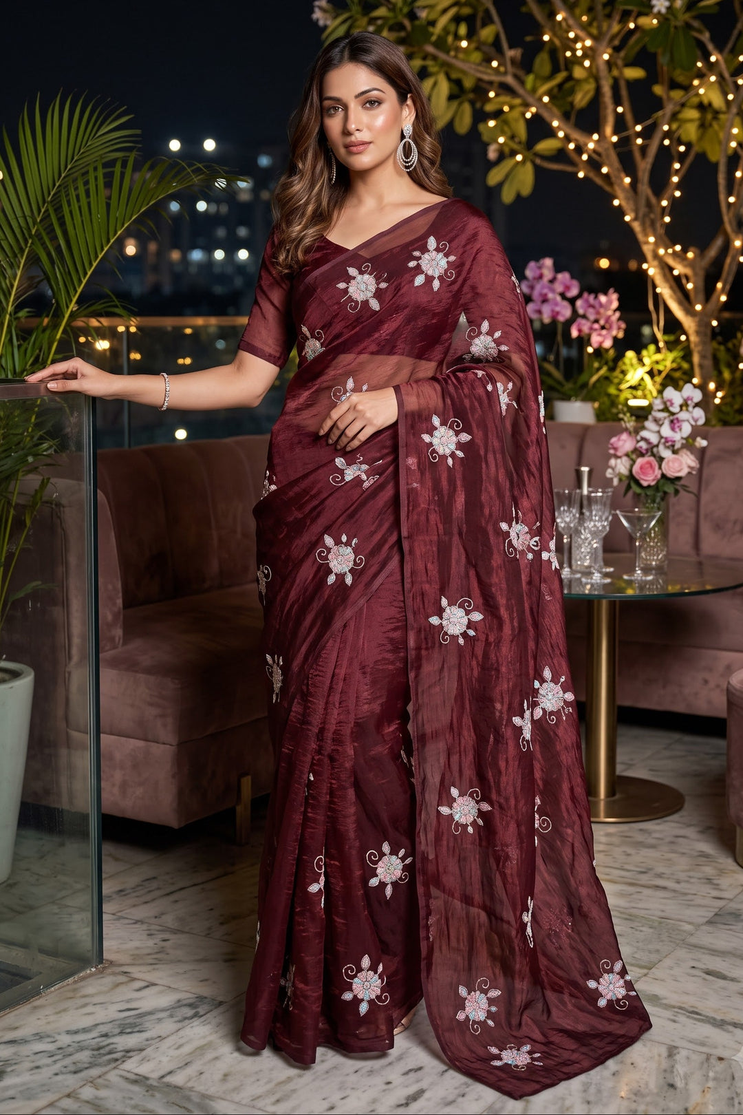 Eyes on Me Fancy Silk Saree