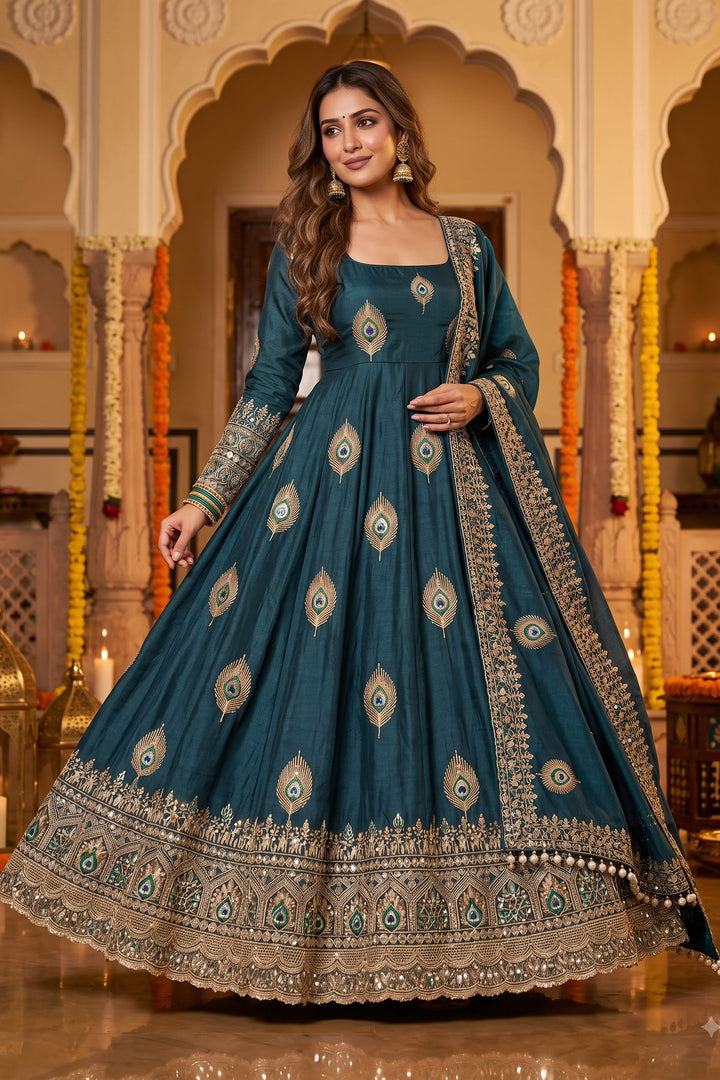 Mor Pankh Royale Gown Set