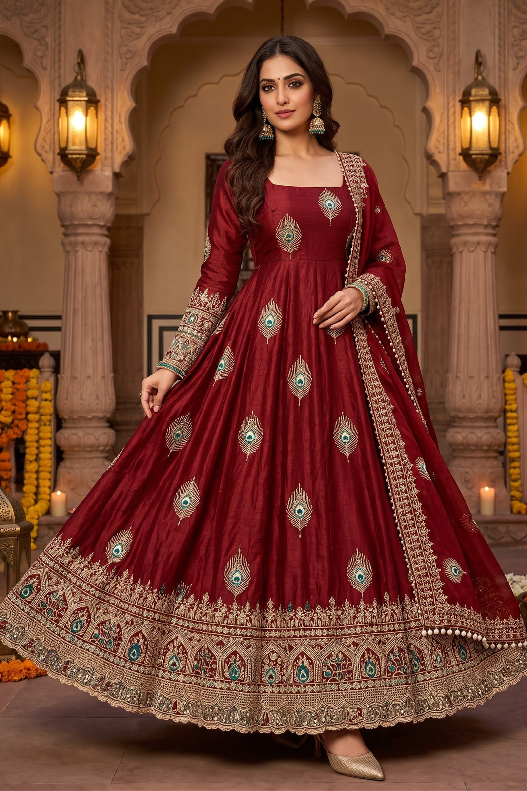 Mor Pankh Royale Gown Set