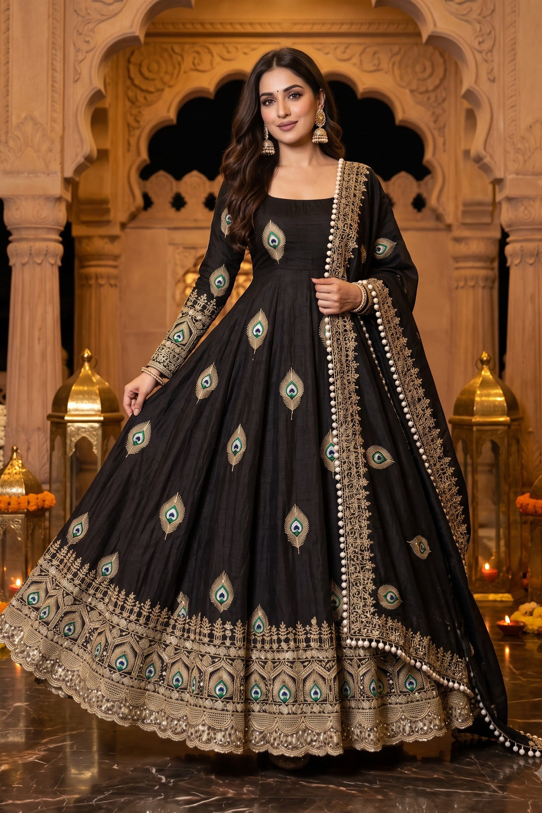 Mor Pankh Royale Gown Set