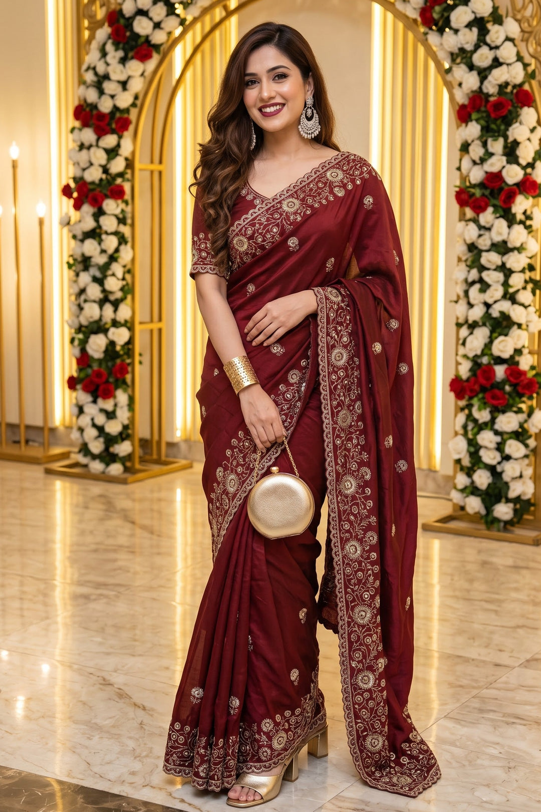 The Dream She Became – Rangoli Silk Saree