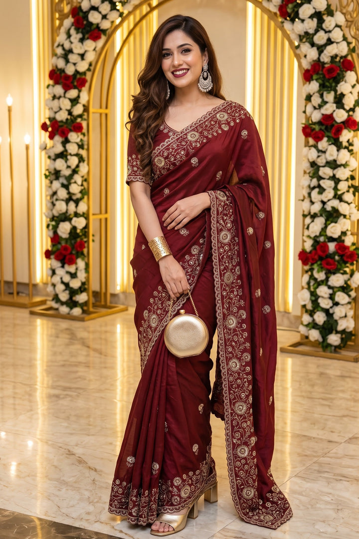 The Dream She Became – Rangoli Silk Saree