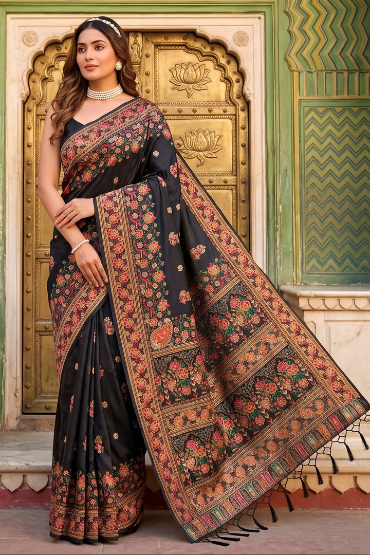 The Story of Her Pashmina Silk Saree