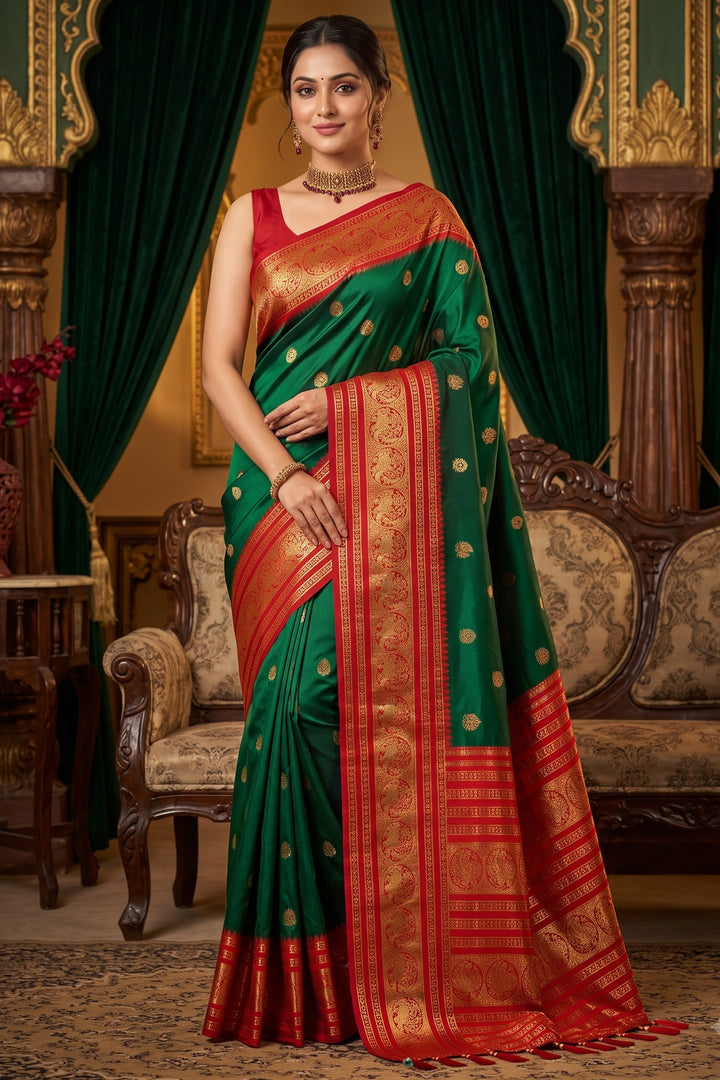 A Tale of Two Tones Fancy Silk Saree