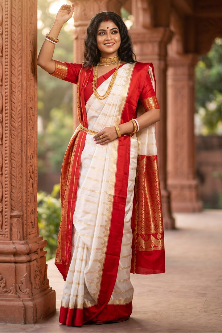 Boron Shaj Gorod Silk Saree