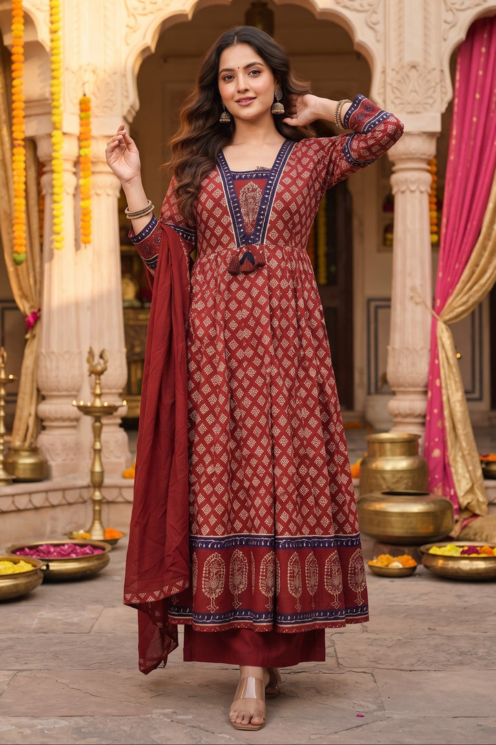 Luna Grace Cotton Kurti Set