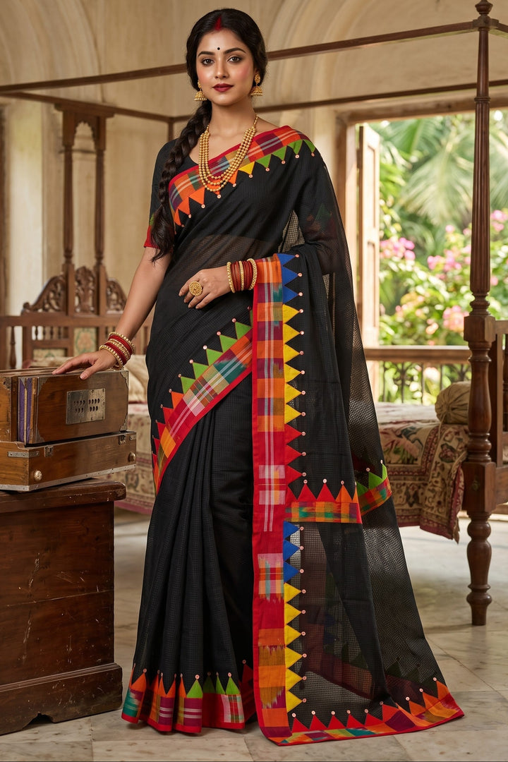Dirgho Kahini- Temple Saree