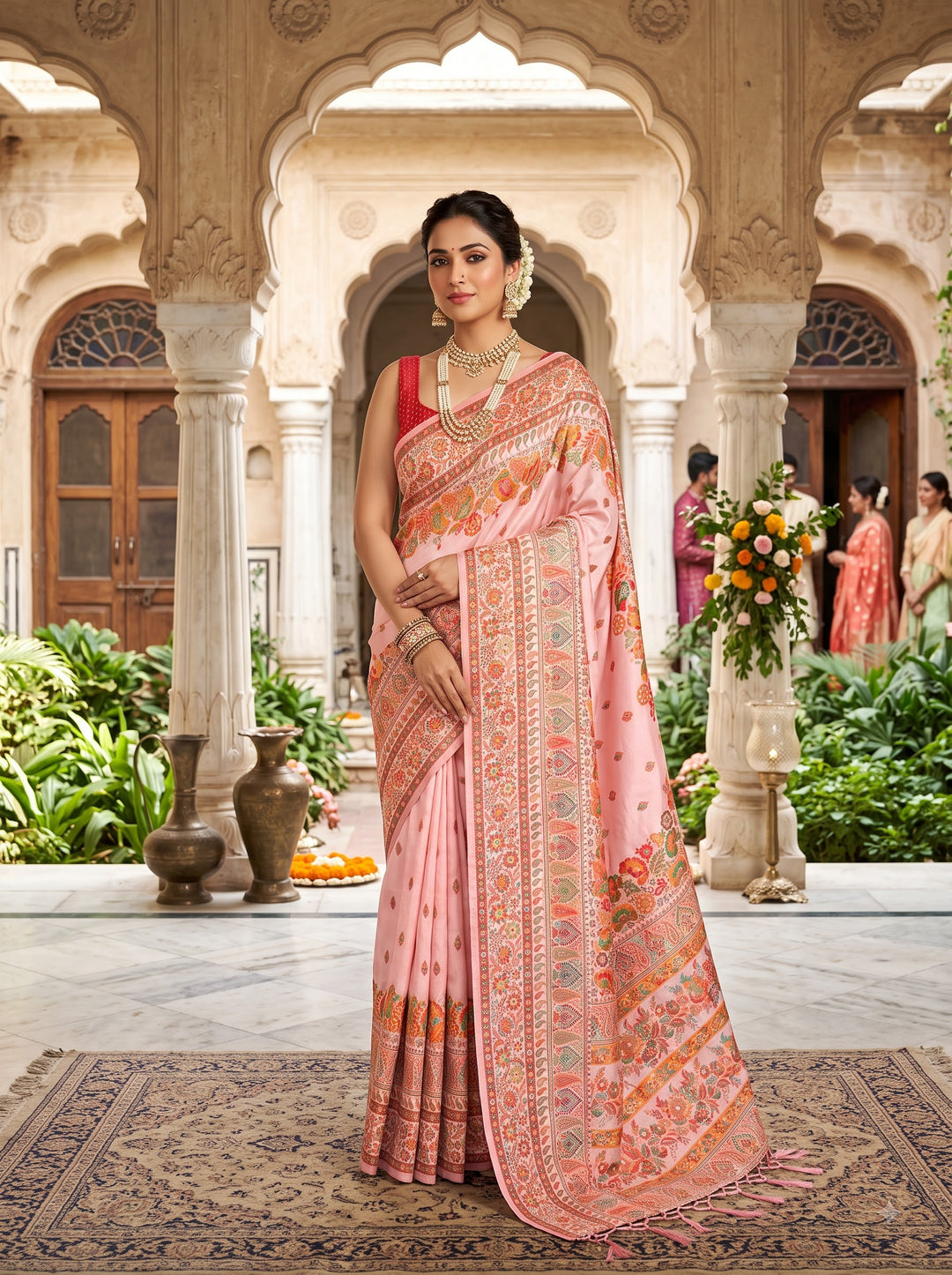 Royal Heirloom Pashmina Silk Saree