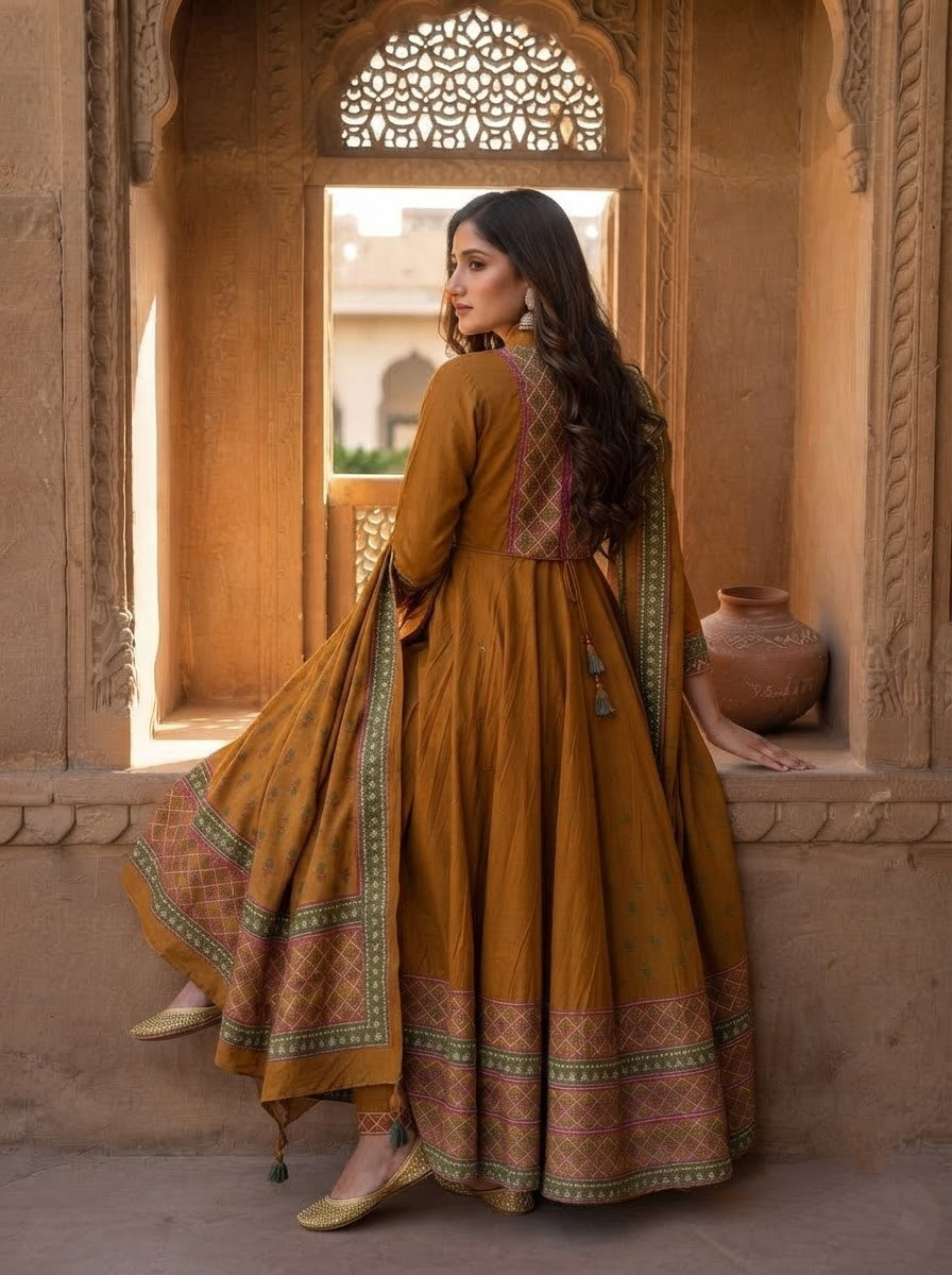 Mystic Reverie Cotton Kurti Set