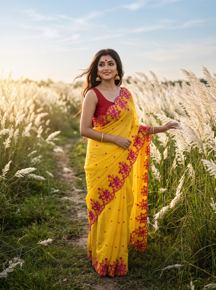 House of Elegance-  Reshom Kota Saree