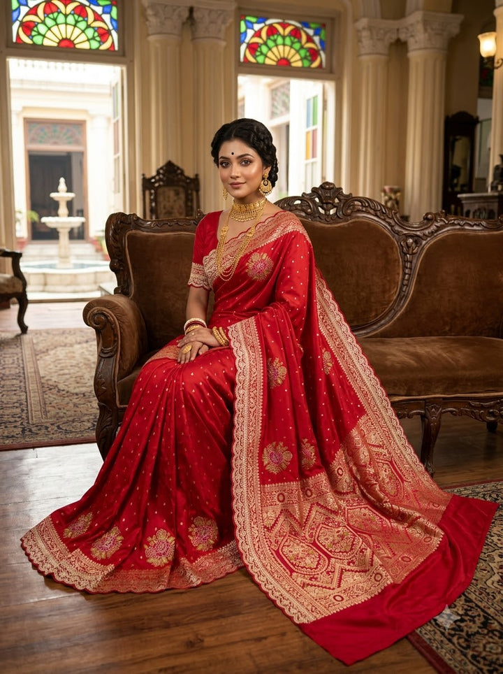 Noor-e-Banaras – Premium Dola Silk Saree