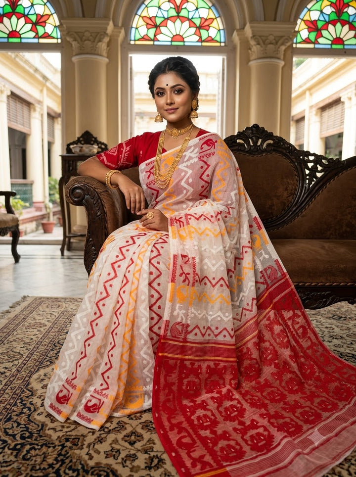 Basundhara Dhakai Jamdani Saree