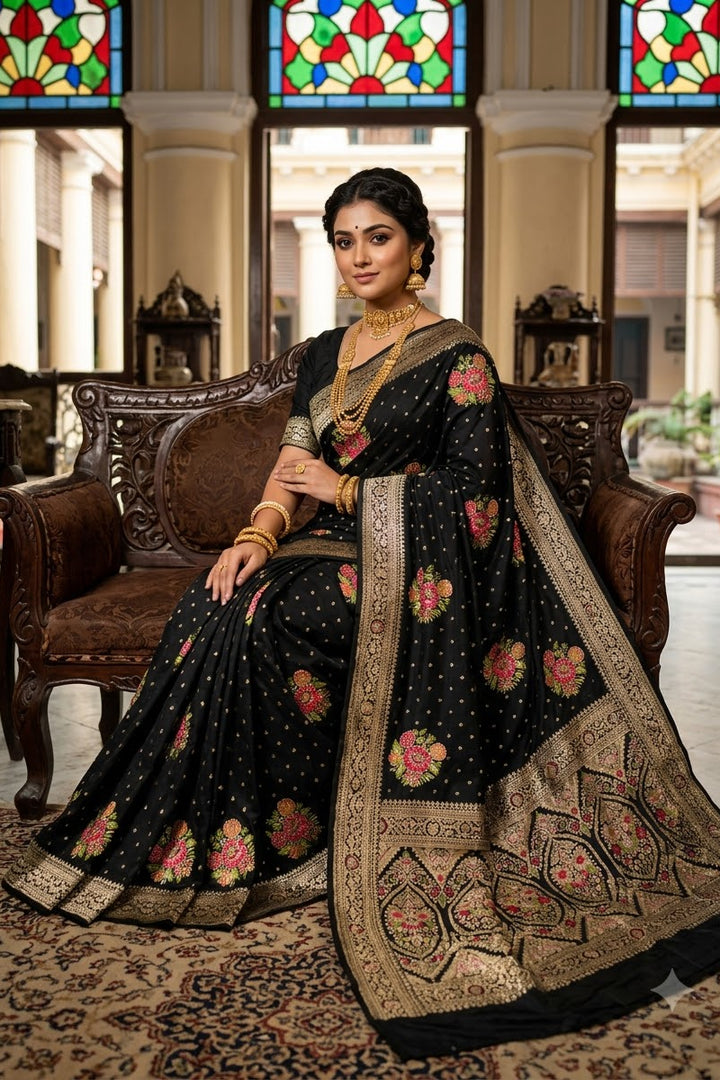Noor-e-Banaras – Premium Dola Silk Saree