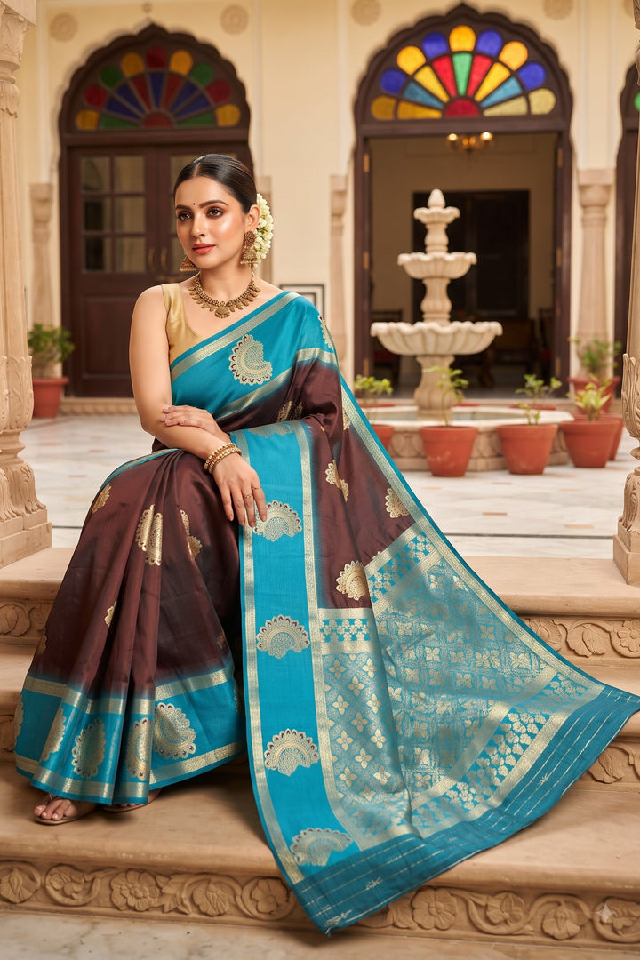 Vivienne Luxe Designer Banarasi Silk Saree