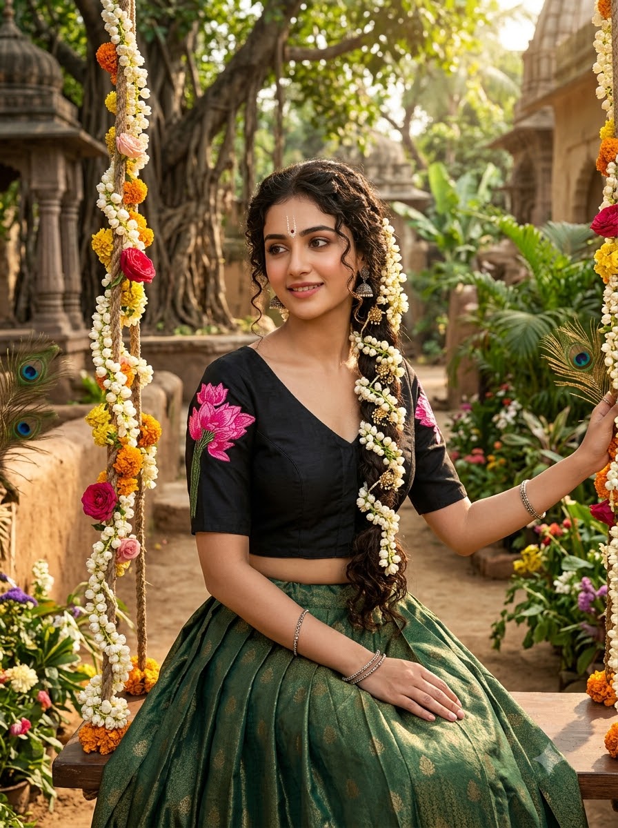Shyam Sakhi Designer Embroidered Blouse