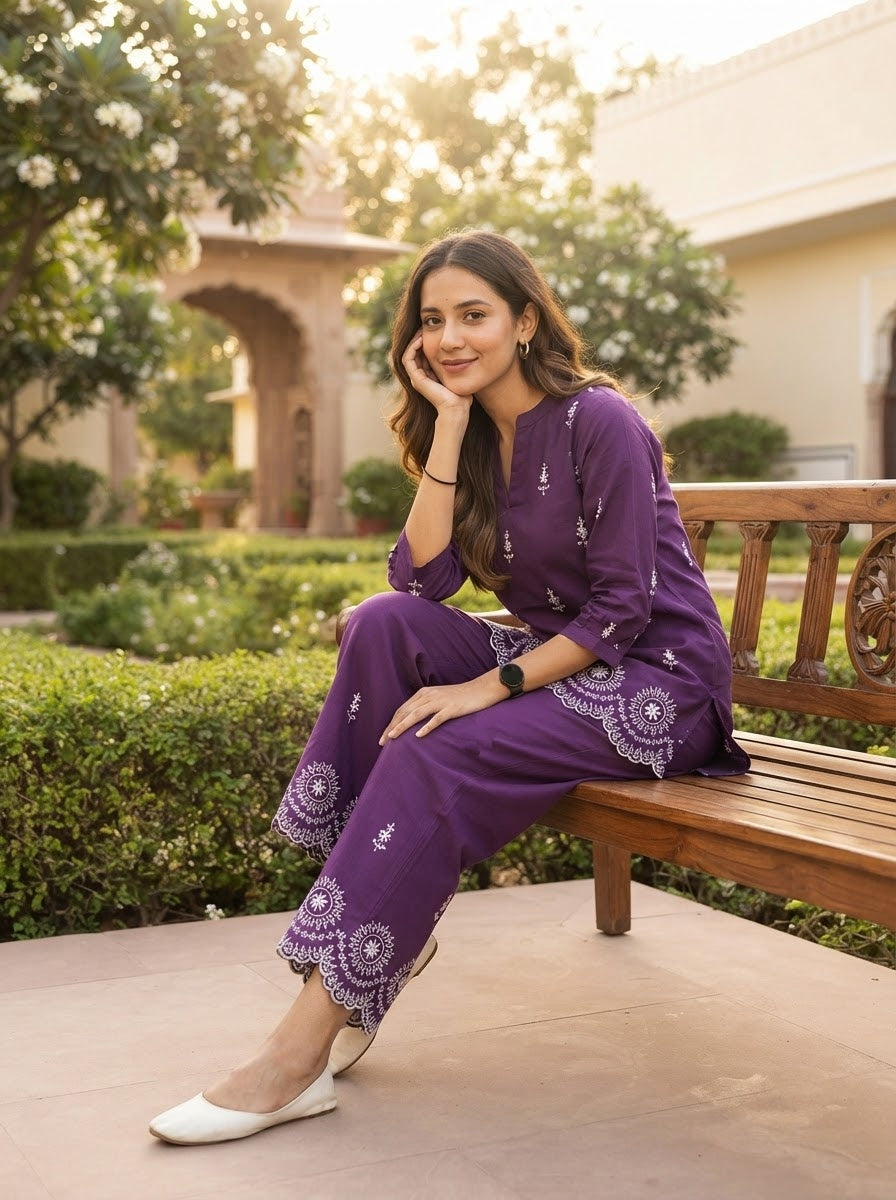 Lily Whisper Cotton Co-ords Set