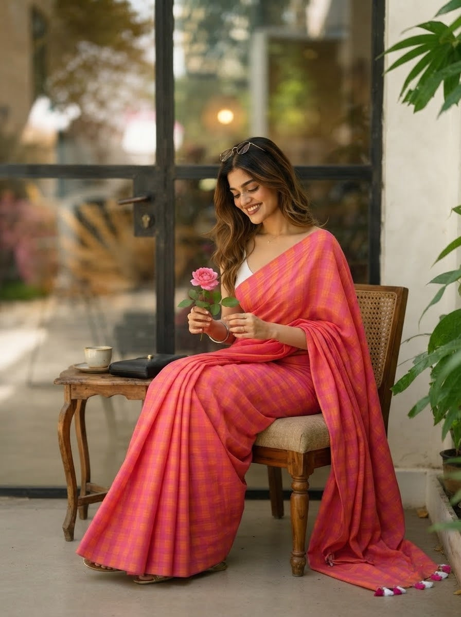 Anuradha Mul Cotton Saree