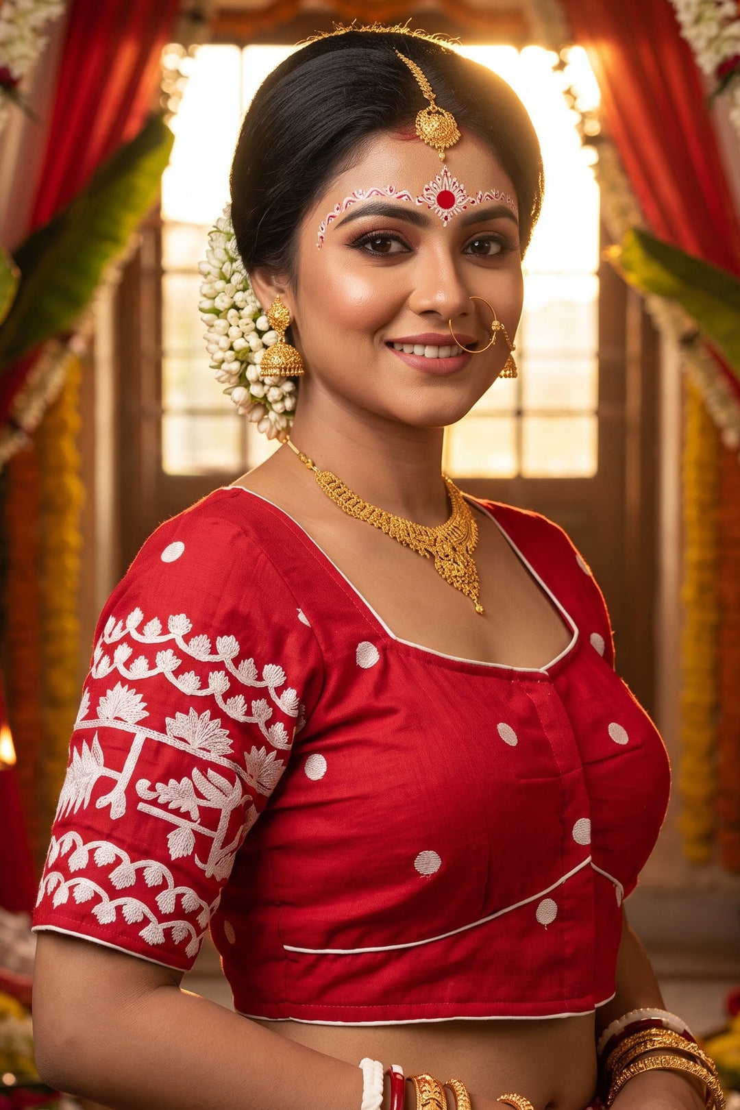 A Love Affair- Designer Vichitra Silk Blouse