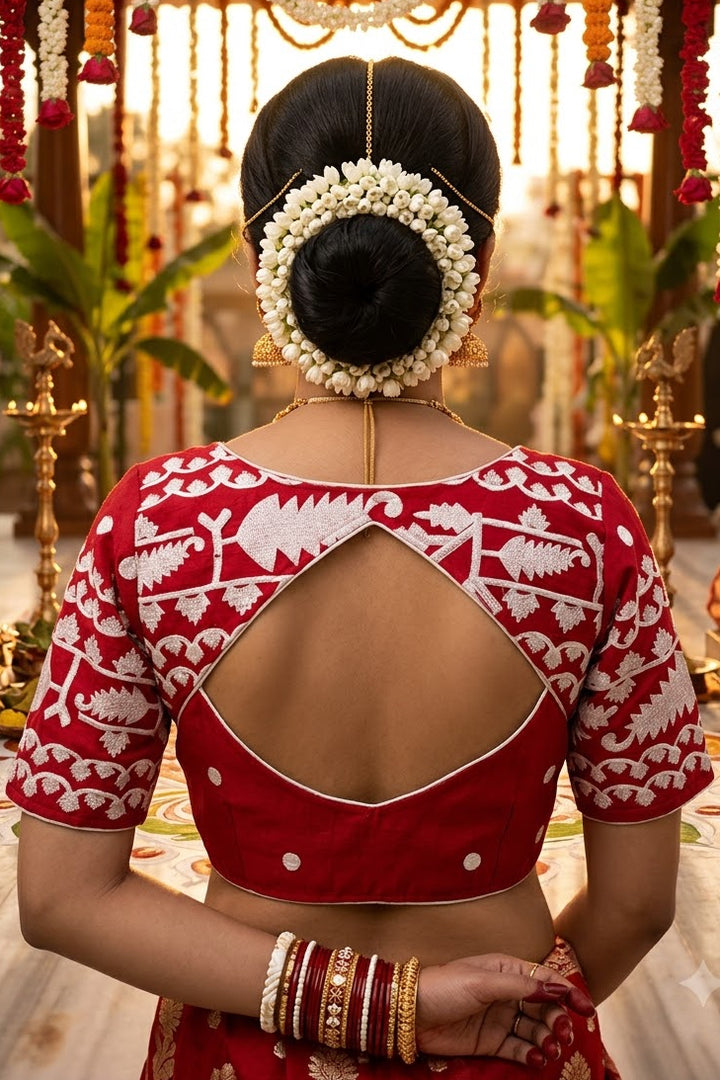A Love Affair- Designer Vichitra Silk Blouse