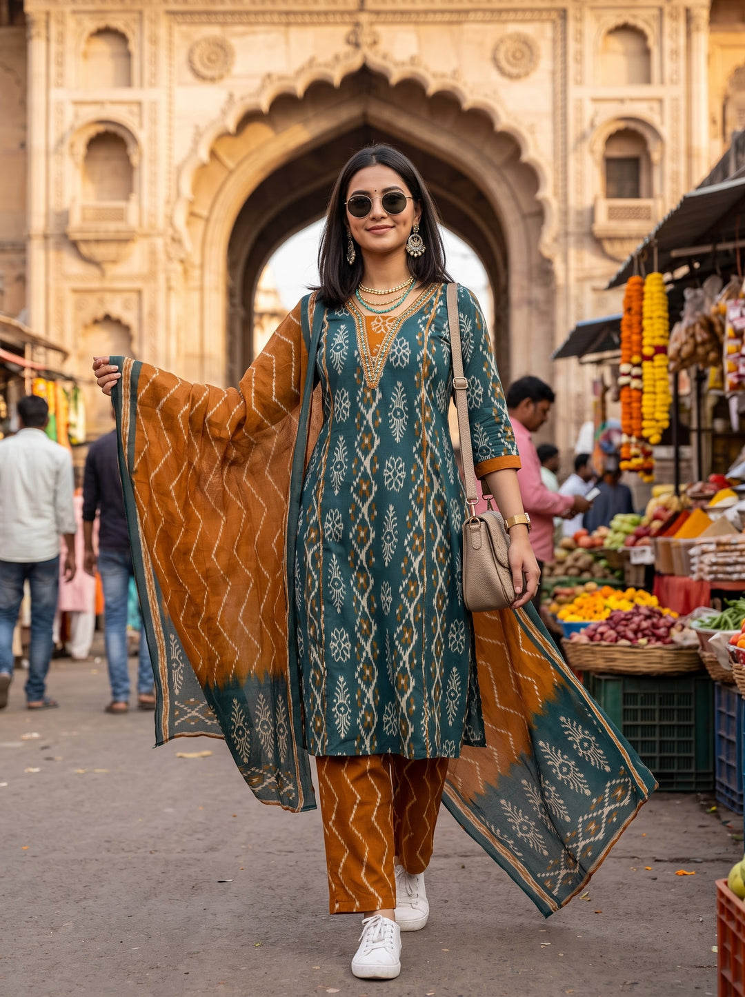 Styled to Perfection - Cotton Kurti Set