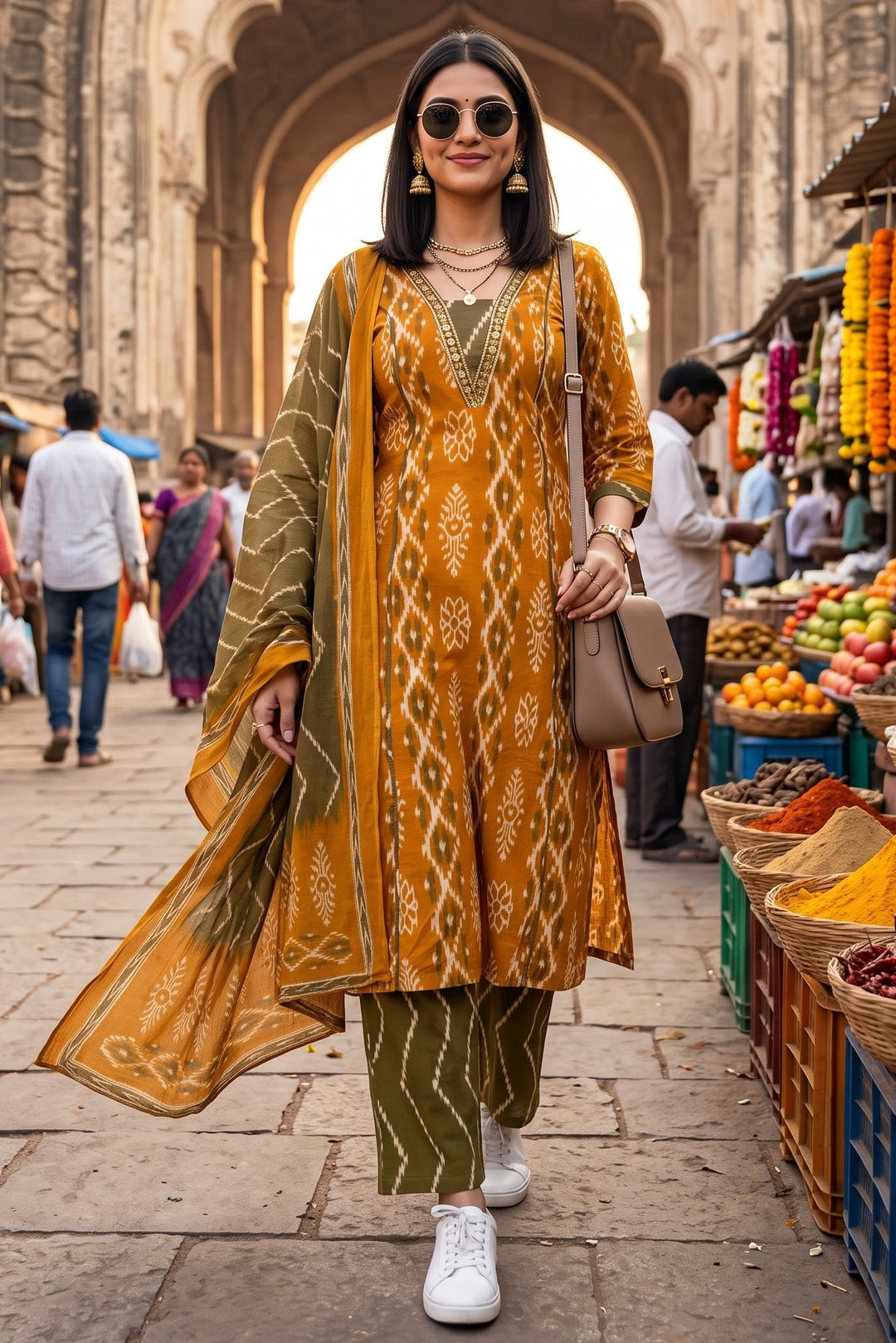 Styled to Perfection - Cotton Kurti Set