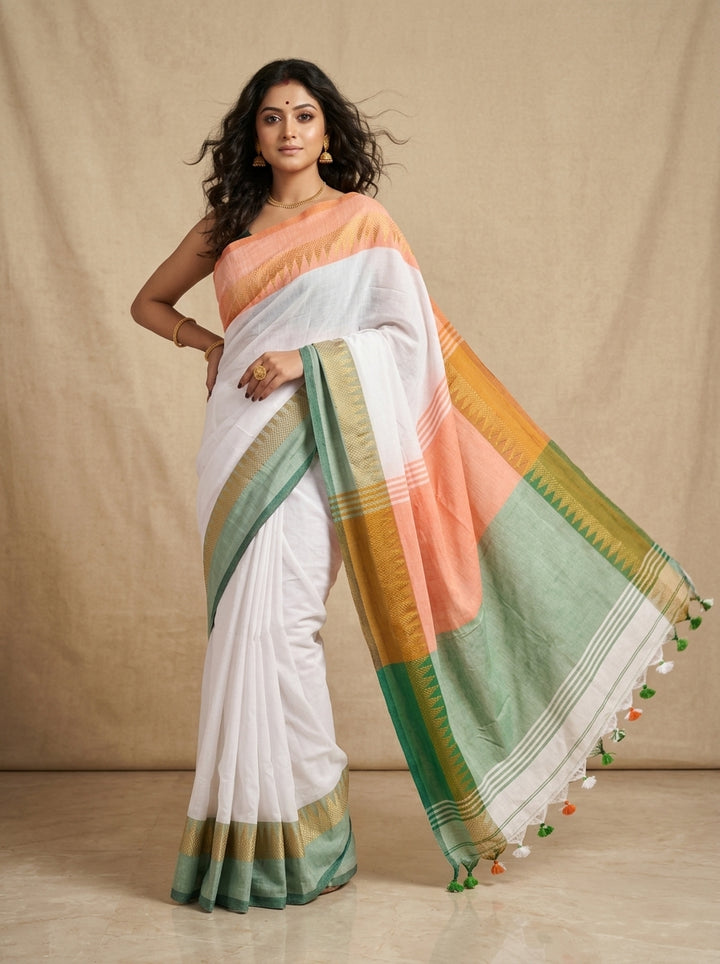 True Indian - Republic Day Special Tricolor Saree