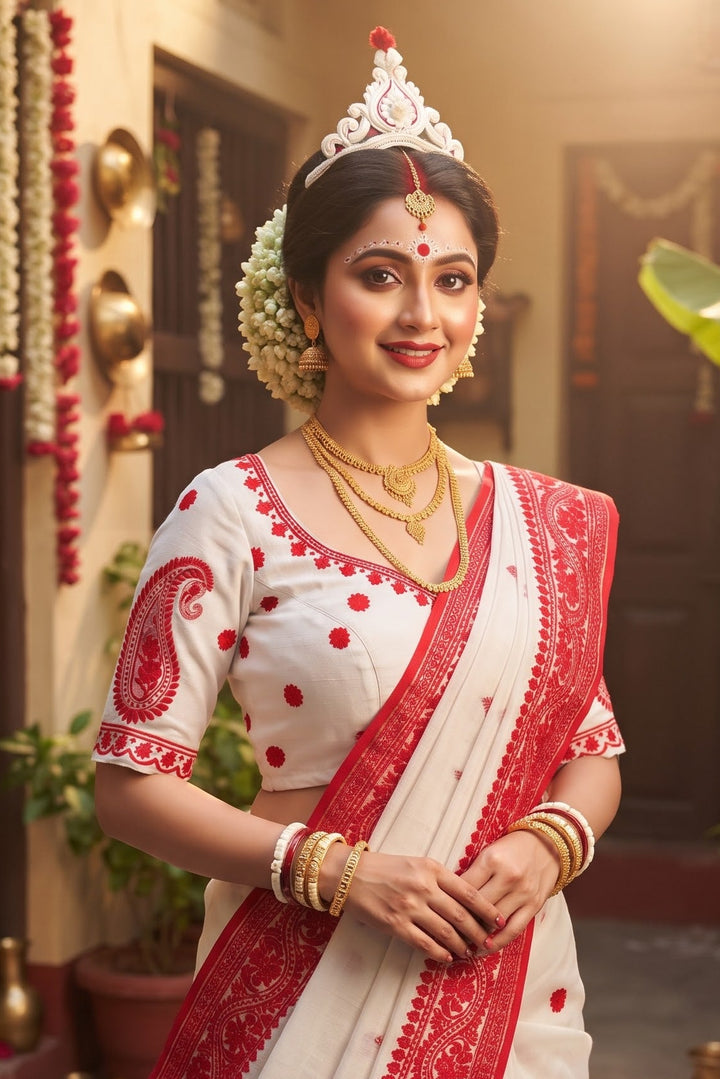 Briddhi Shringar Vichitra Silk Blouse