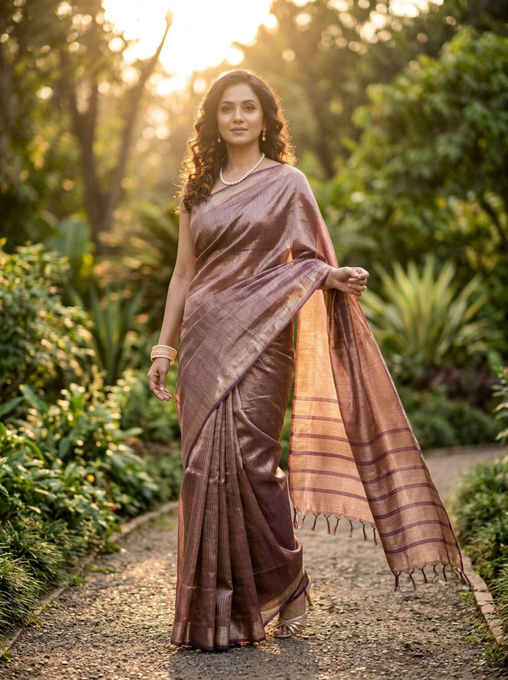 Pampering The Tissue Silk Saree