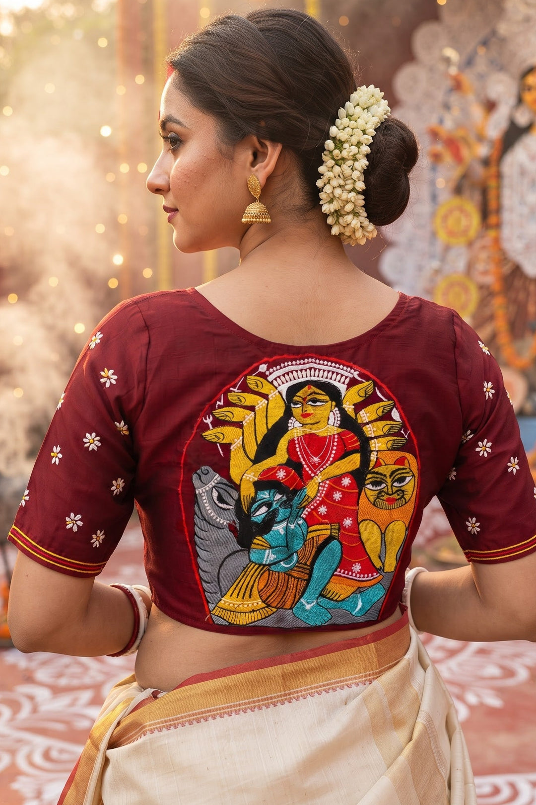 Sharodiya Shakti Designer Blouse