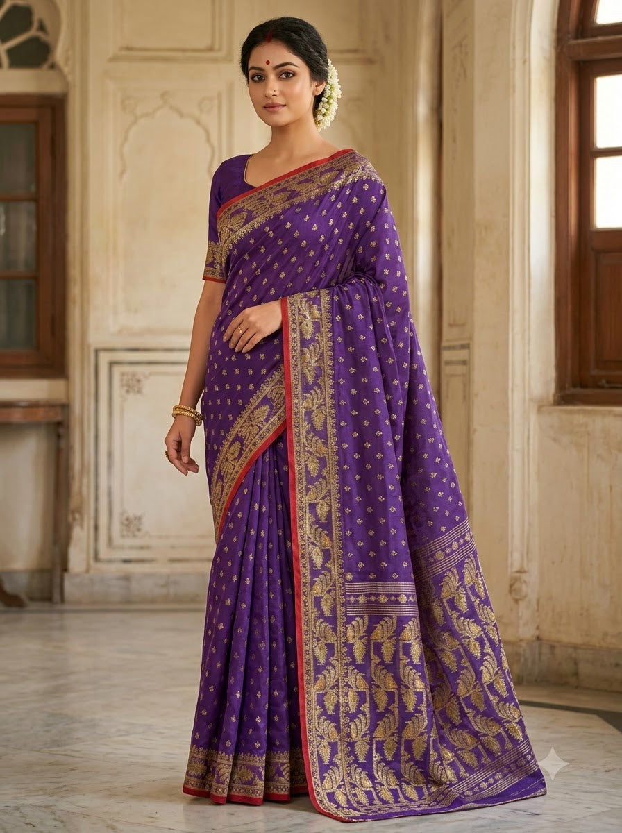 Sharod Shondhya Jamdani Saree