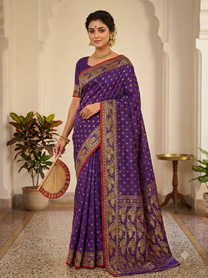 Sharod Shondhya Jamdani Saree