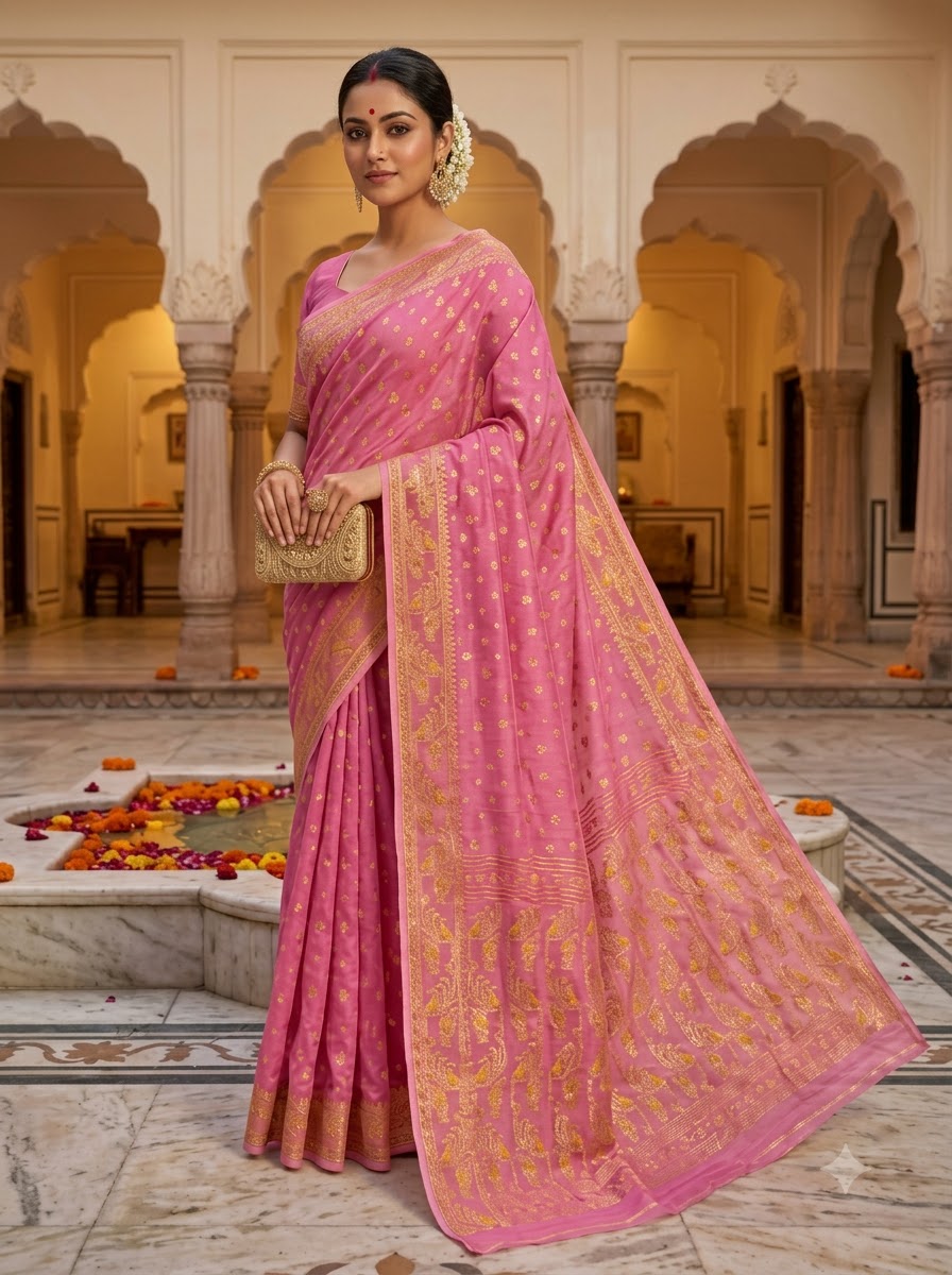 Sharod Shondhya Jamdani Saree