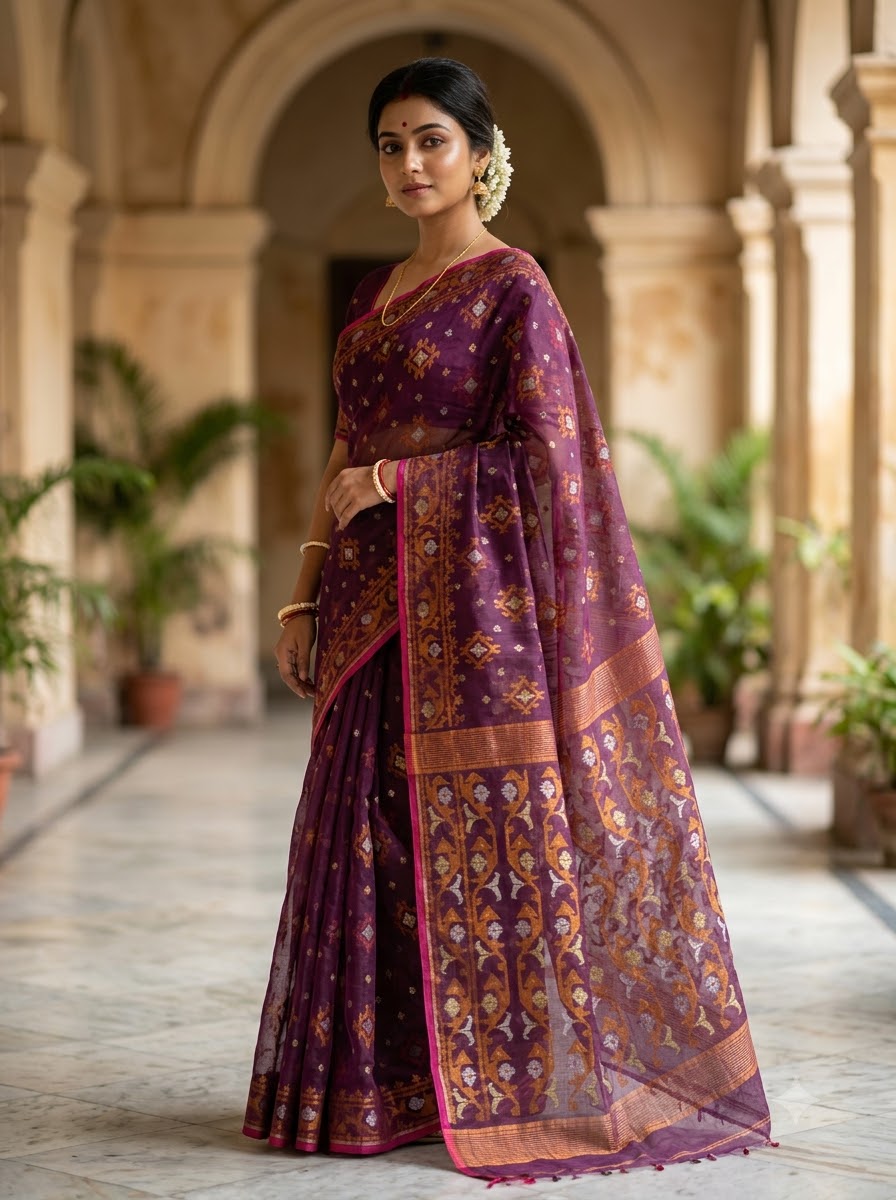 Jochhona Jamdani Saree