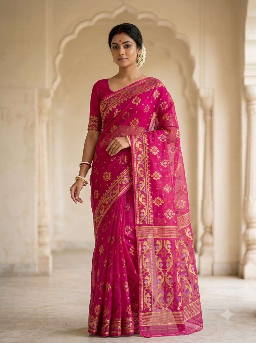 Jochhona Jamdani Saree