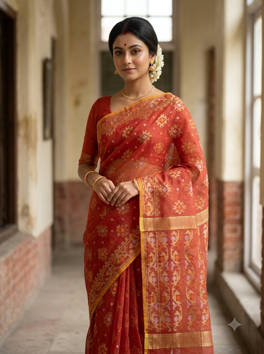 Jochhona Jamdani Saree