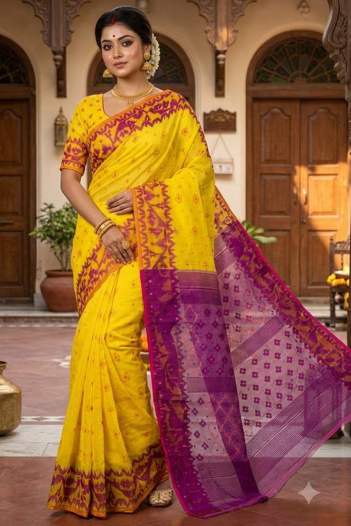 Madhabilata Jamdani Saree