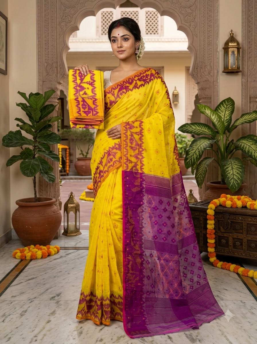Madhabilata Jamdani Saree