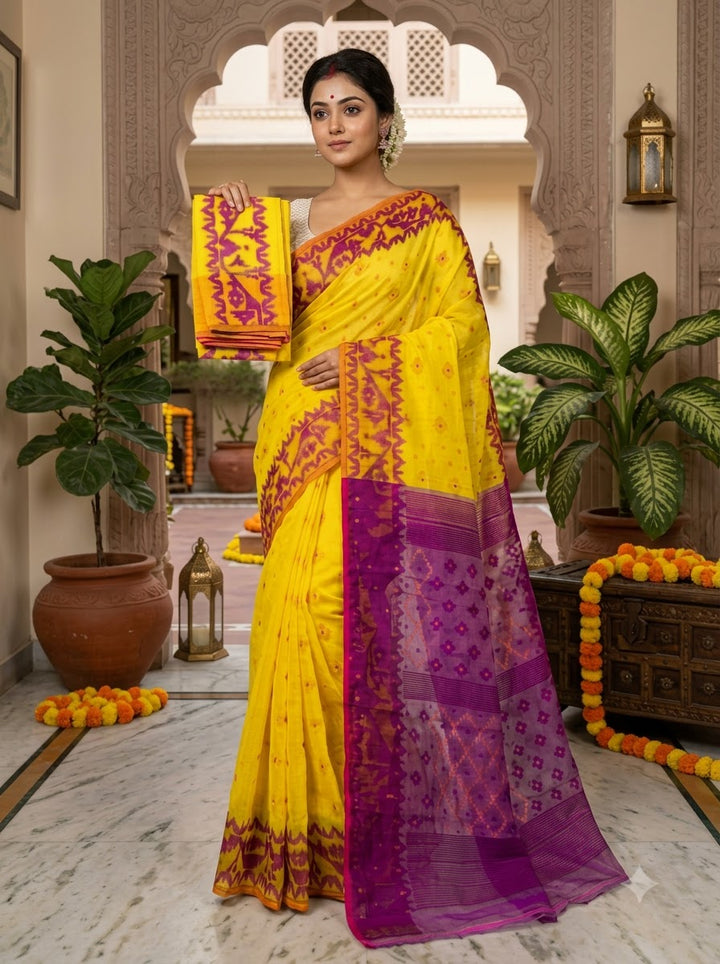 Madhabilata Jamdani Saree