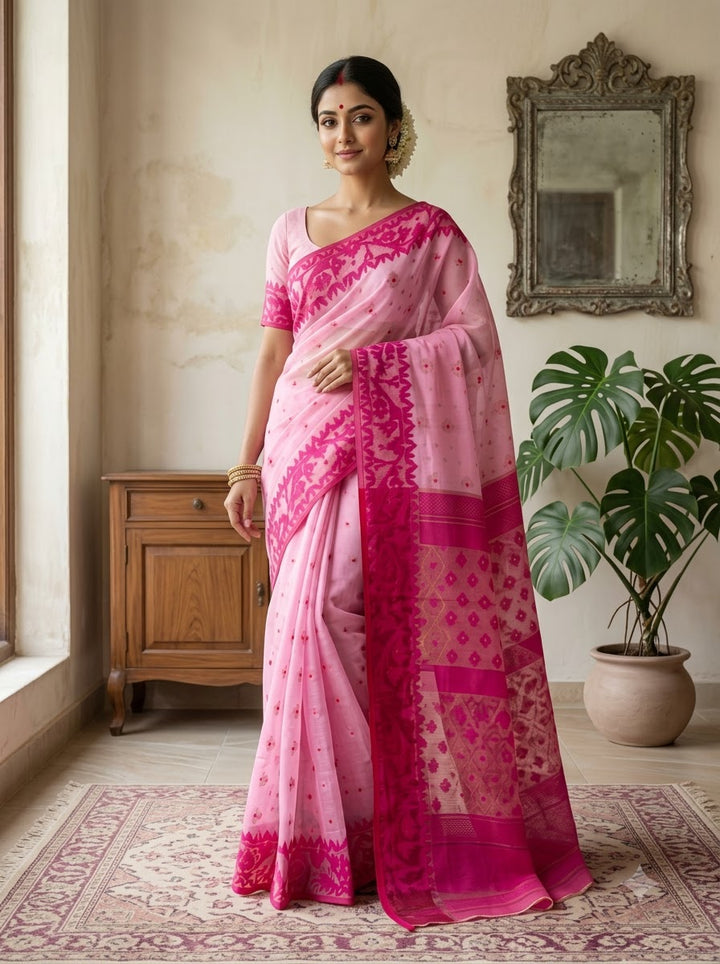 Madhabilata Jamdani Saree